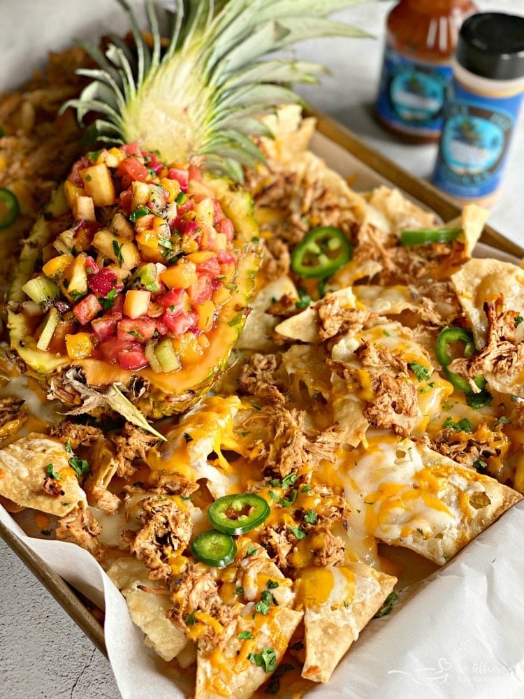 Tropical Chicken Nachos