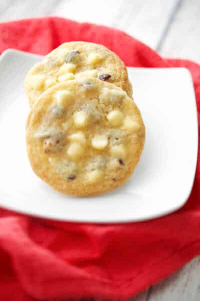 White Chocolate Cranberry Cookies