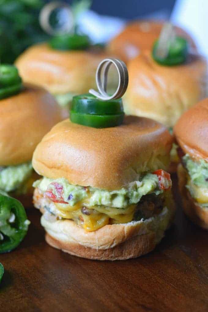 Jalepeno Pepper Jack Chicken Sliders