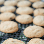 Traditional chocolate chip cookies combined with Irish Cream liqueur make a soft, delicious treat all year long. 