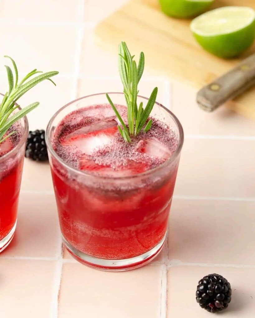 Blackberry Rosemary Margaritas