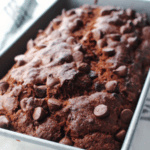 Double Chocolate Banana Bread long pin