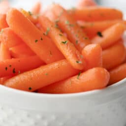 Honey Brown Sugar Glazed Carrots