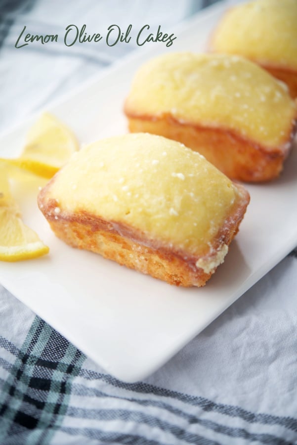 Mini Lemon Olive Oil Cakes