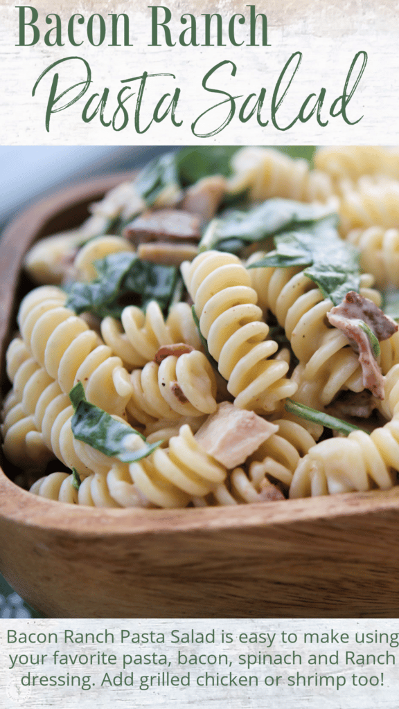 Grilled Chicken Bacon Ranch Pasta Salad