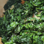 Sautéed Balsamic Spinach