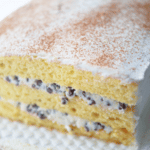 Vanilla Cannoli Cake with Whipped Cream