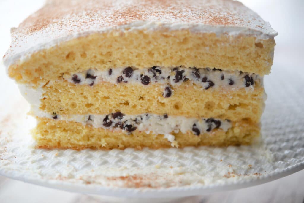 Layered Cannoli Cake