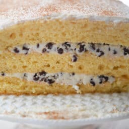 Layered Cannoli Cake