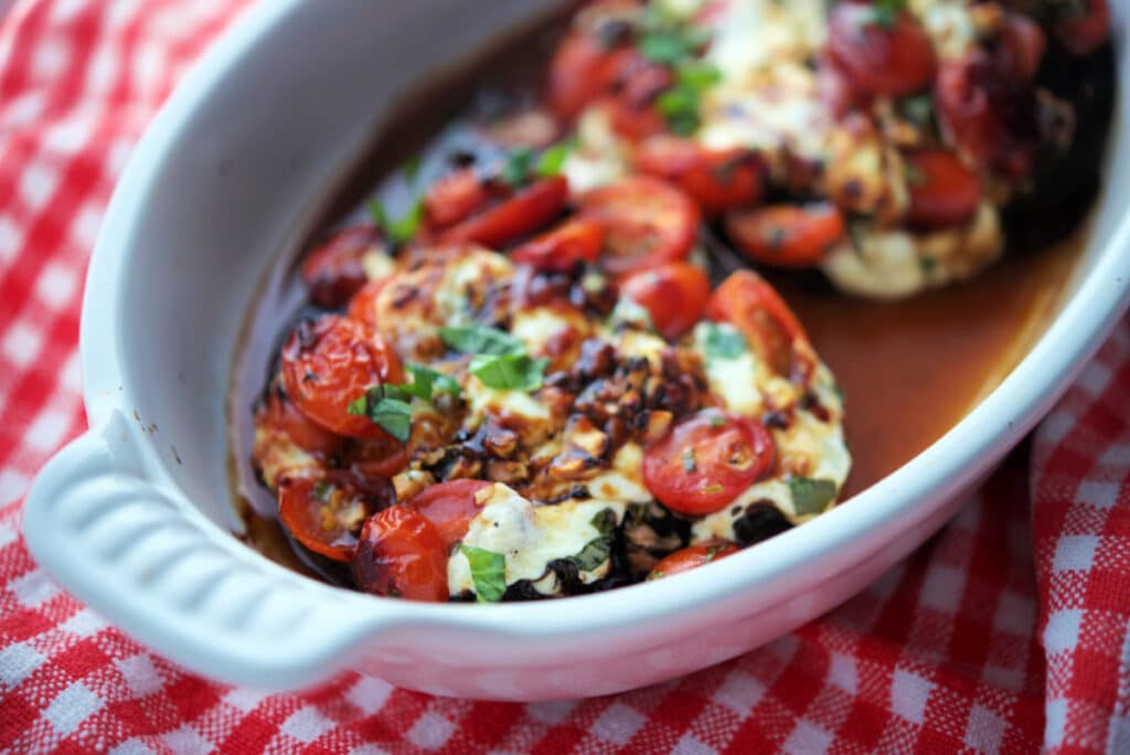 Caprese Stuffed Portobello Mushroomso 