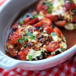 Caprese Stuffed Portobello Mushroomso