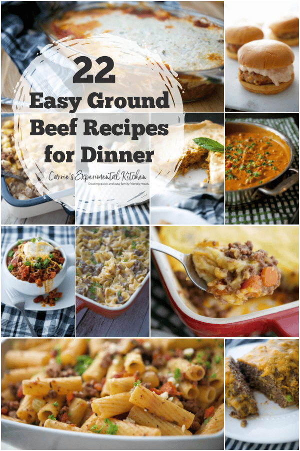 22 Ground Beef Recipes for Dinner