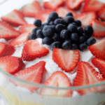 Patriotic No Bake Berry Trifle