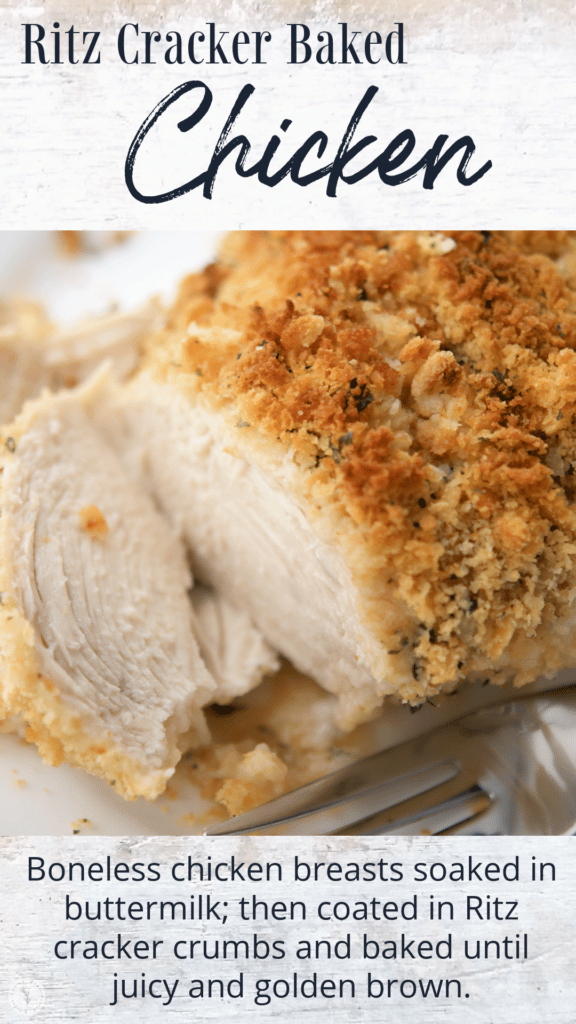 Ritz Cracker Baked Chicken