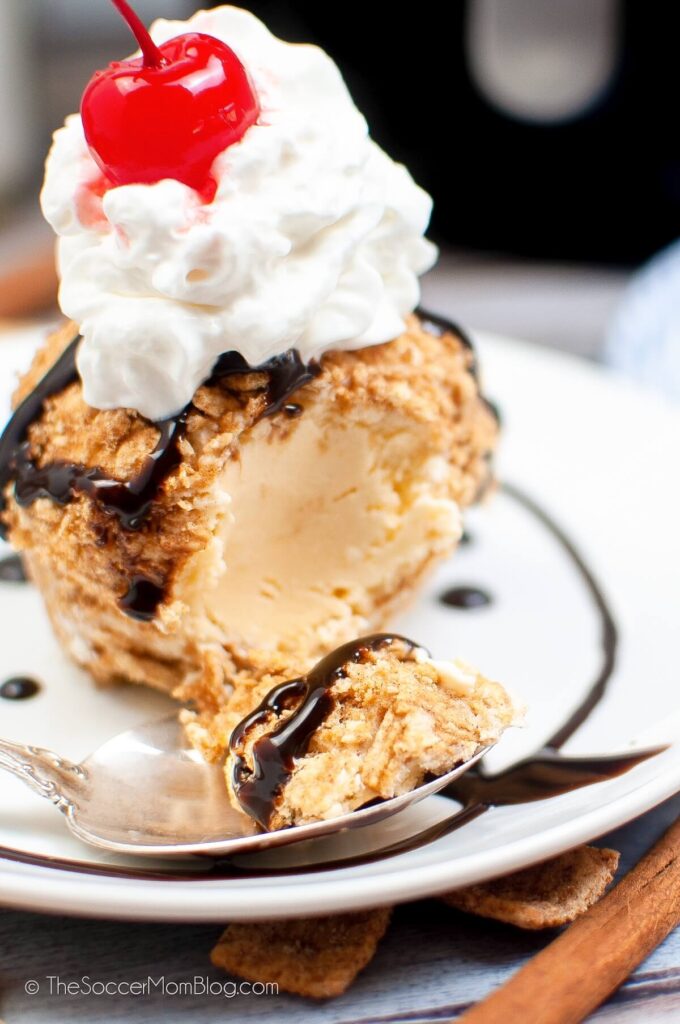 air fryer fried ice cream