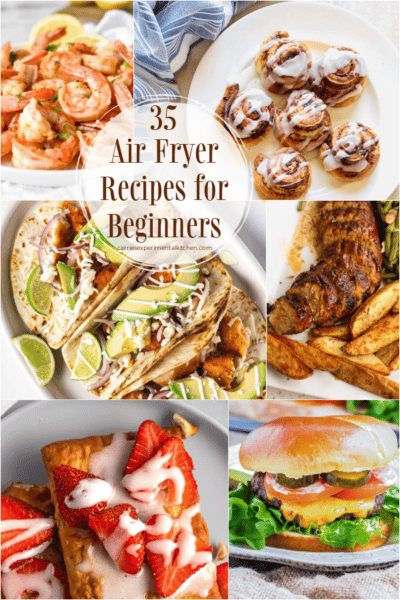 air fryer recipes collage photo