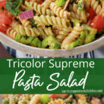 collage supreme pasta salad