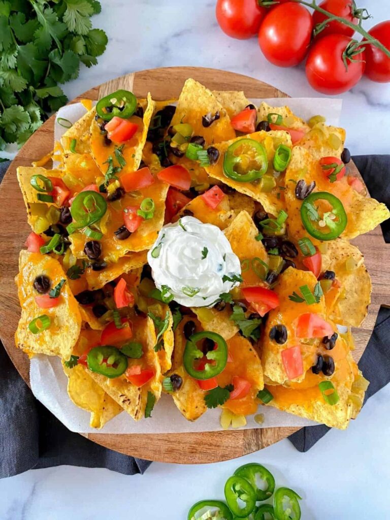 Air fryer nachos