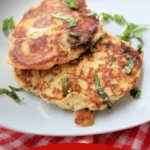 Mashed Potato Fritters on a plate.