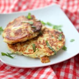 Mozzarella Potato Fritters