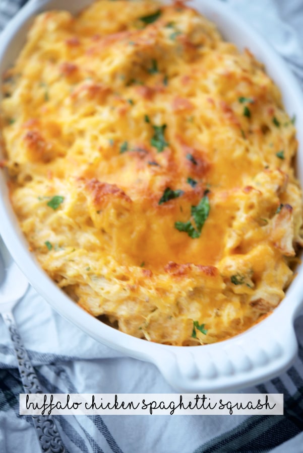 Buffalo Chicken Spaghetti Squash