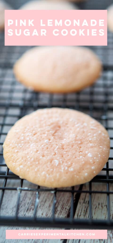 Pink Lemonade Sugar Cookies