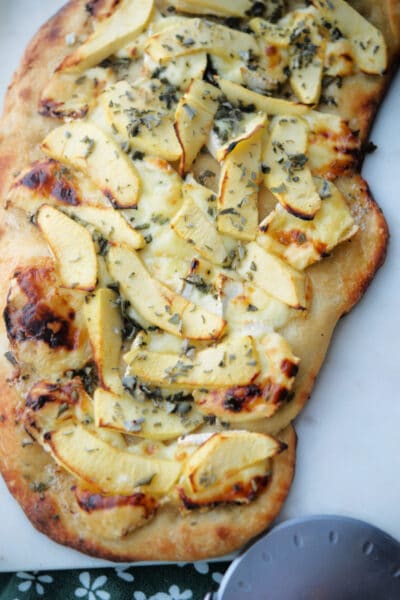 Brie and Apple Flatbread