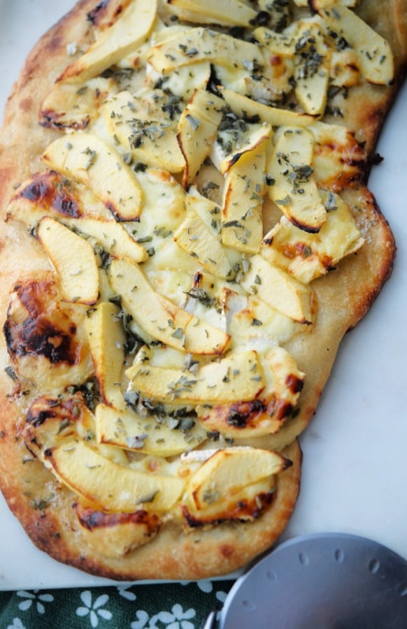 Brie and Apple Flatbread