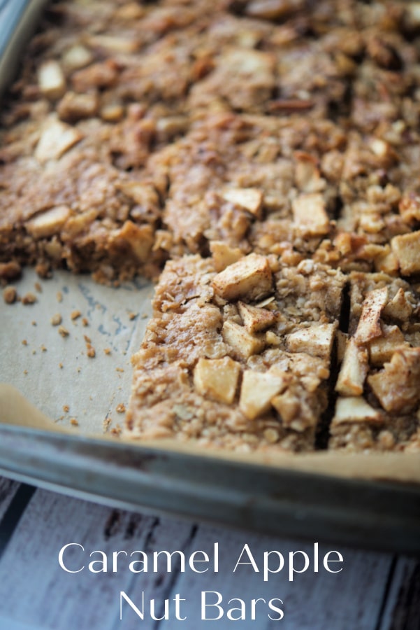 Caramel Apple Nut Bars