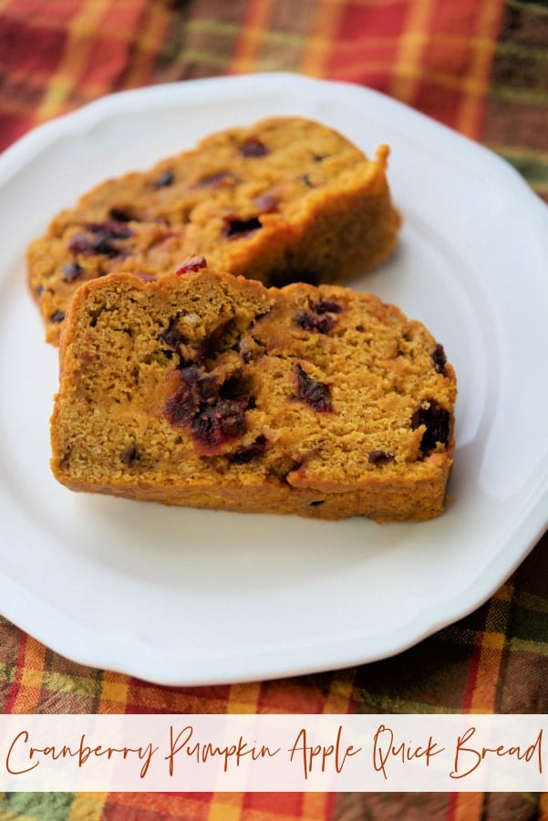 Cranberry Pumpkin Apple Bread