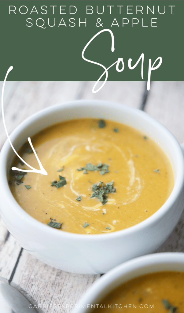 butternut squash soup with apples