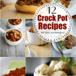 A collage of crock pot recipes