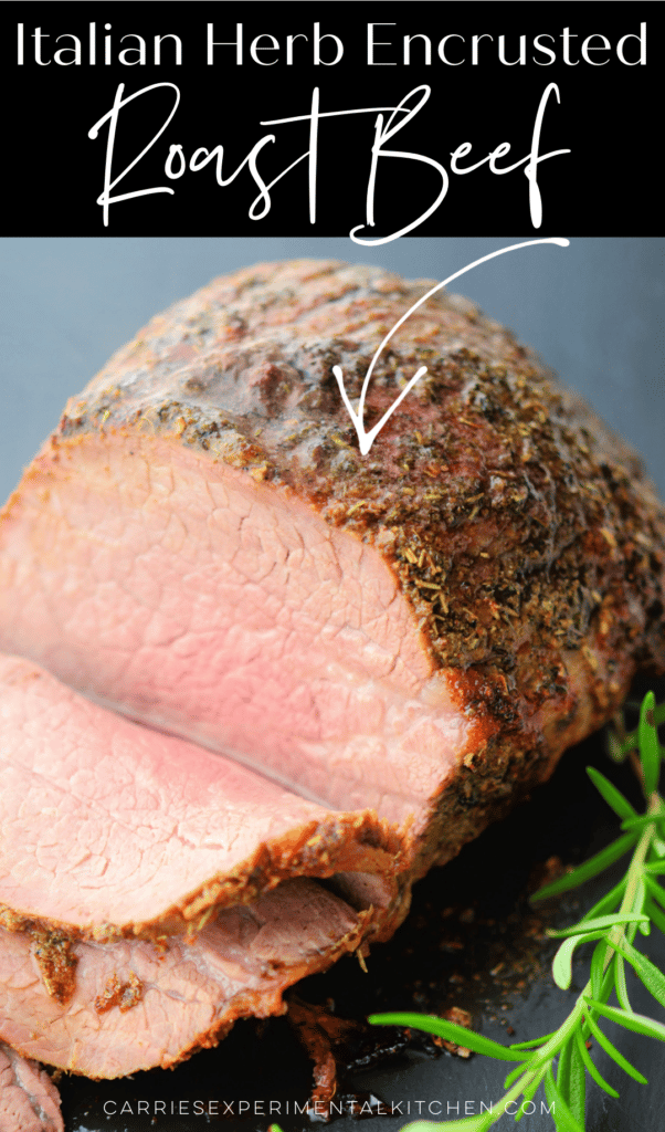 herb encrusted roast beef