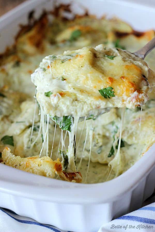 artichoke spinach ravioli