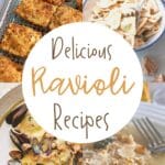 a collage of ravioli recipes