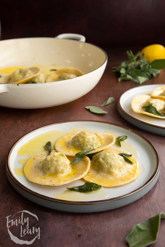 spinach ricotta ravioli