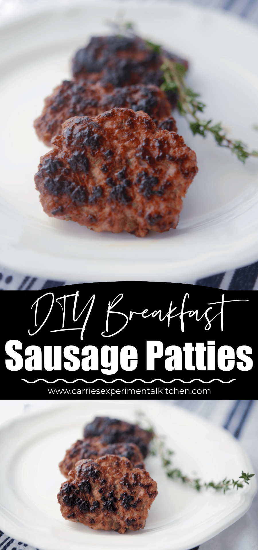 Breakfast Sausage Patties | Carrie's Experimental Kitchen