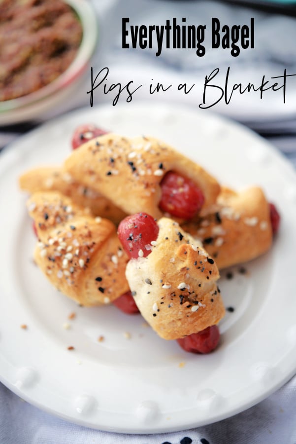 pigs in a blanket on a plate