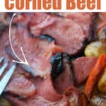 oven baked corned beef sliced