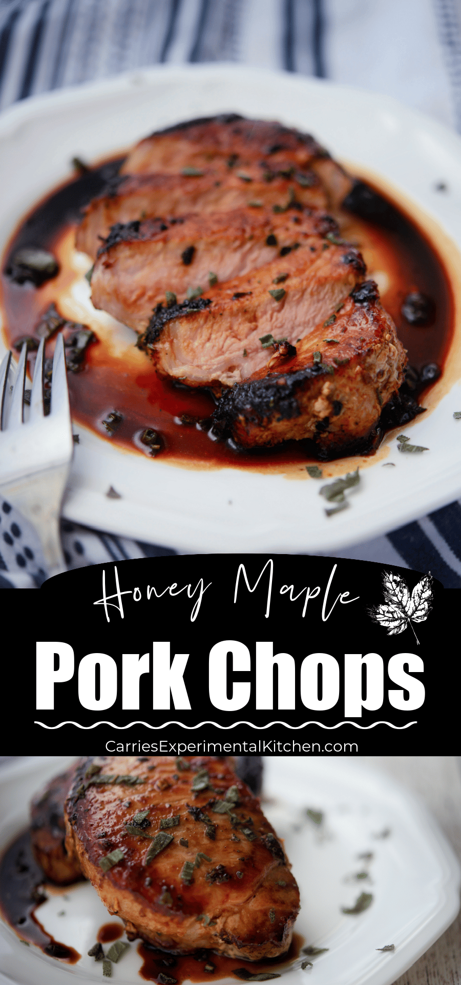Honey Maple Pork Chops | Carrie’s Experimental Kitchen