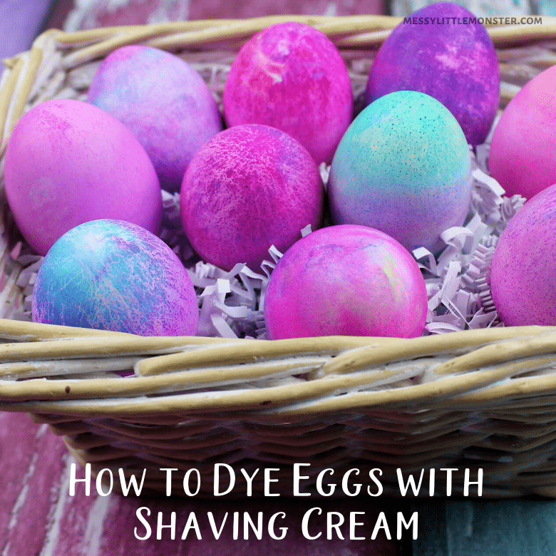 shaving cream eggs