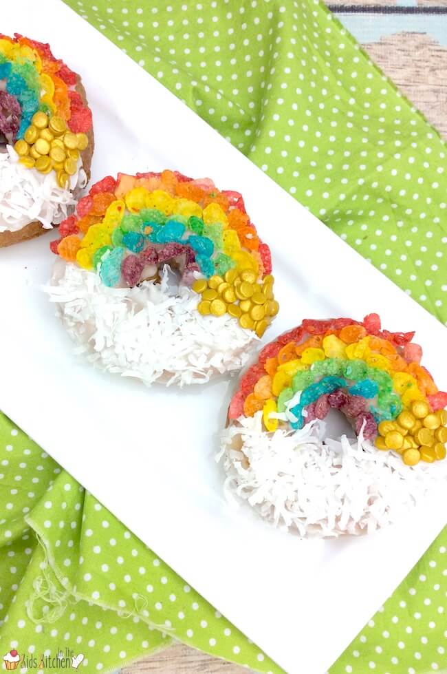 rainbow donuts