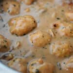 ground chicken meatballs in sauce