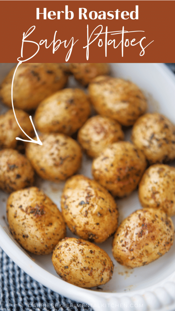 baby potatoes with herbs