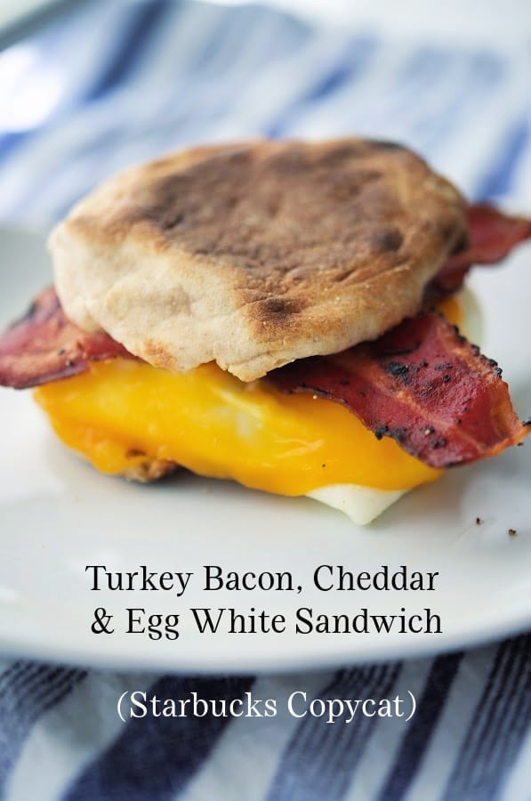 egg sandwich with turkey bacon