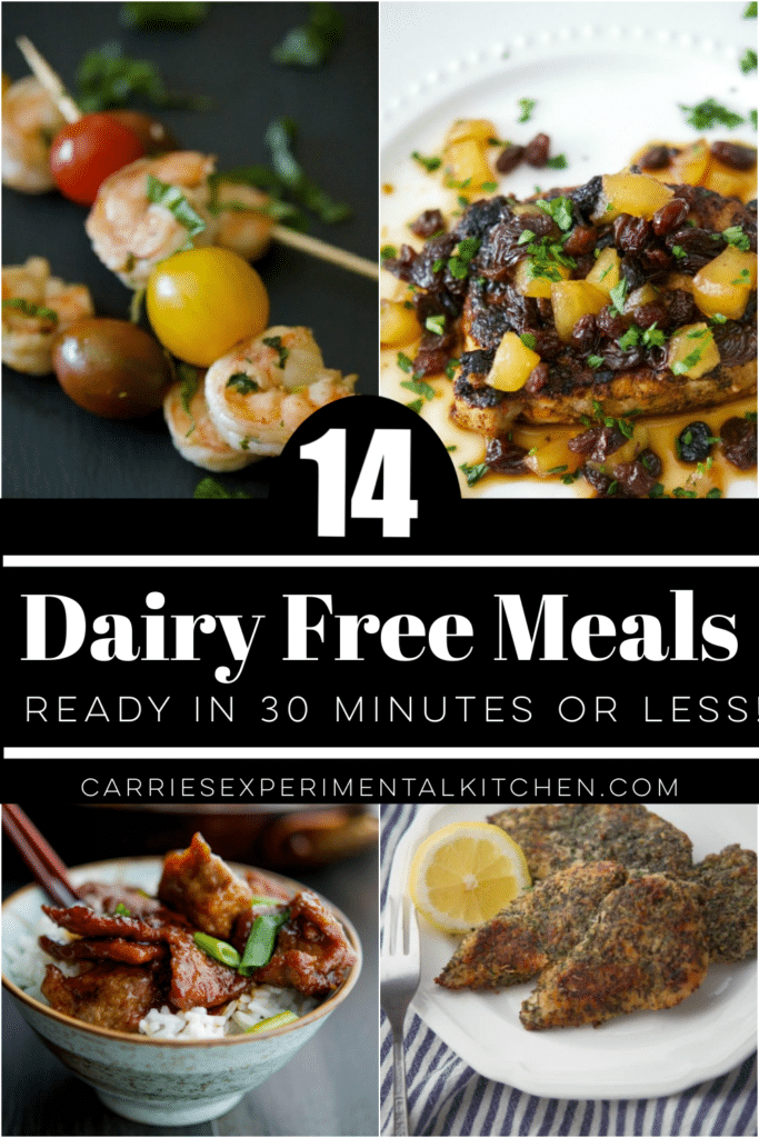 14 Dairy Free Meals You Can Make in 30 Minutes or Less