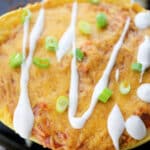 spaghetti squash filled with bbq pork and cheese