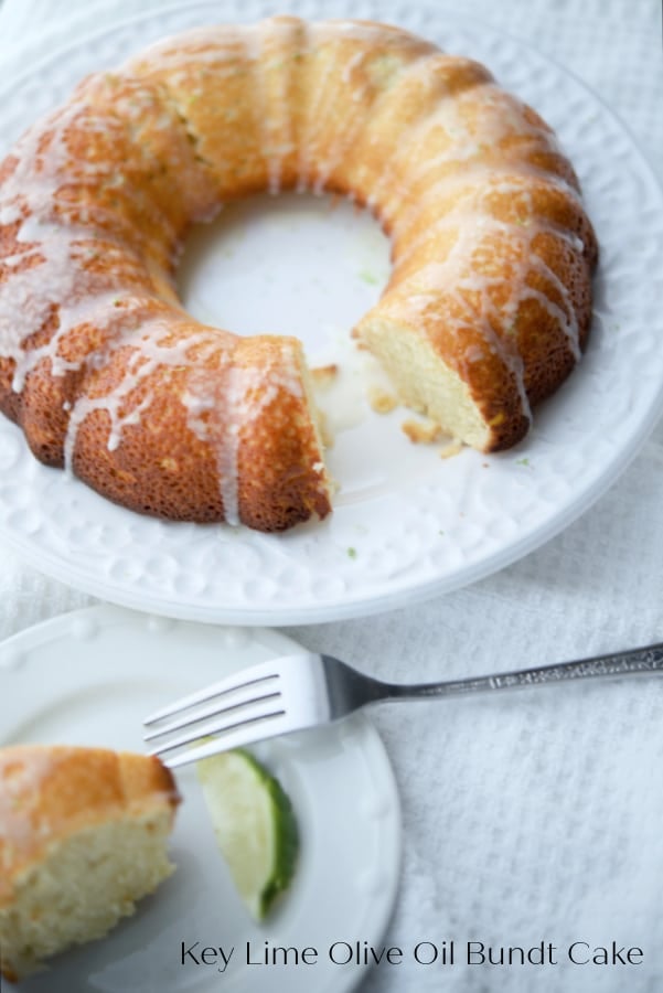 a bundt cake with a piece cut out of it