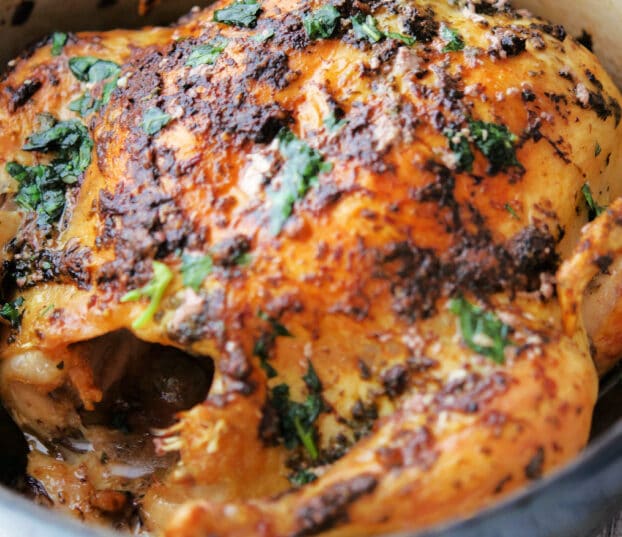 pesto roasted chicken