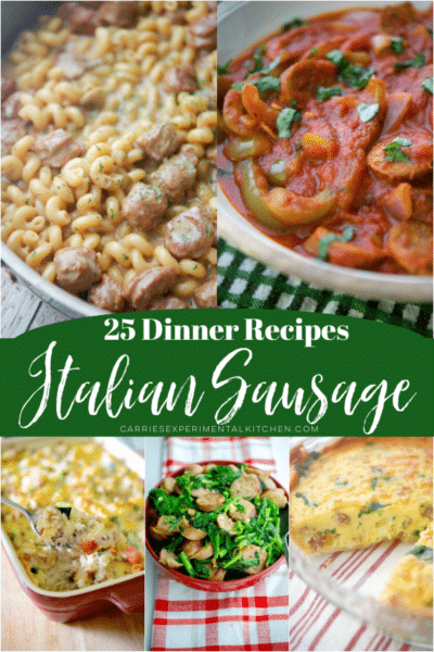 5 Italian sausage dinner recipes